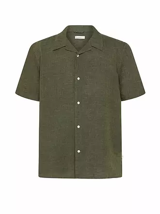 KNOWLEDGE COTTON APPAREL | Chemise en lin | olive